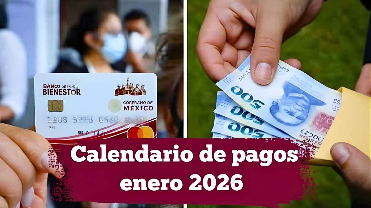Calendario de pagos enero 2026: pensiones y subsidios confirmados