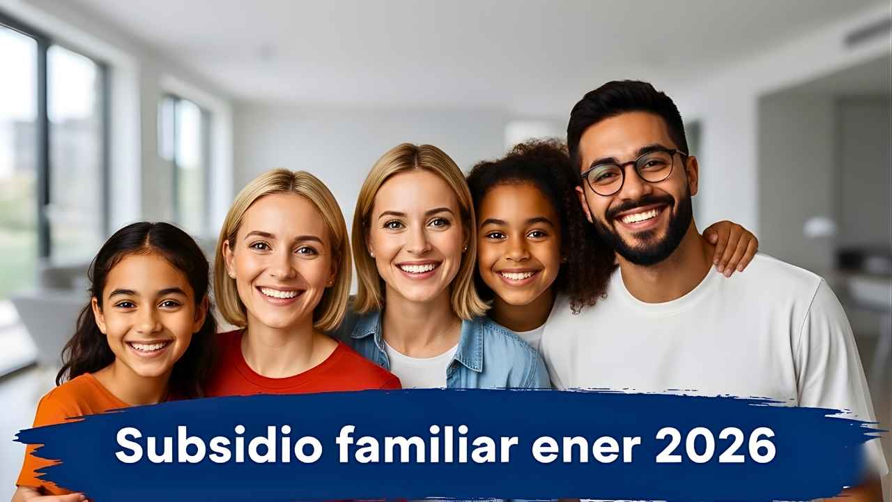 Subsidio familiar enero 2026: requisitos, aplicación en línea y día de cobro