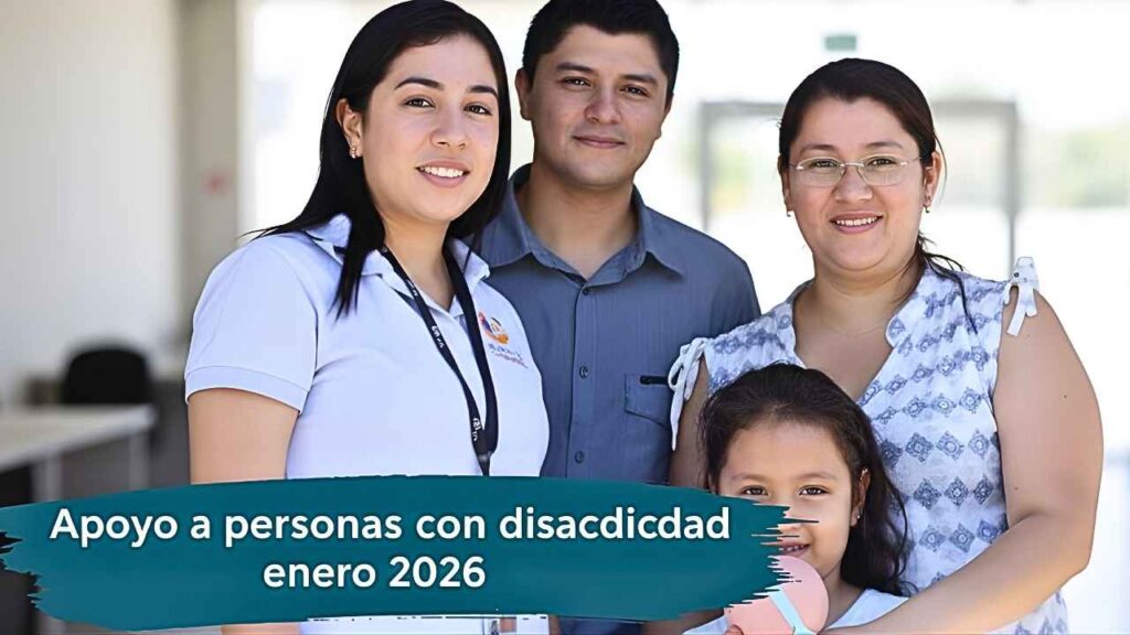 Apoyo a personas con discapacidad enero 2026: quién califica, cuánto pagan y fechas oficiales